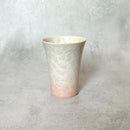 【フリーカップ2点セット】花結晶 (白地青赤) | 京焼-清水焼 | 陶葊