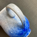 【マグカップ2点セット】花結晶 (白地青赤)  | 京焼-清水焼 | 陶葊