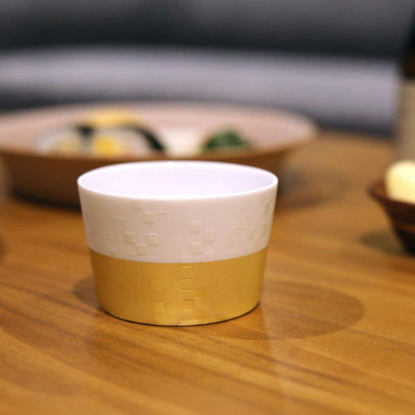 【フリーカップ】箔小紋 市松 | 金沢箔 | 箔一