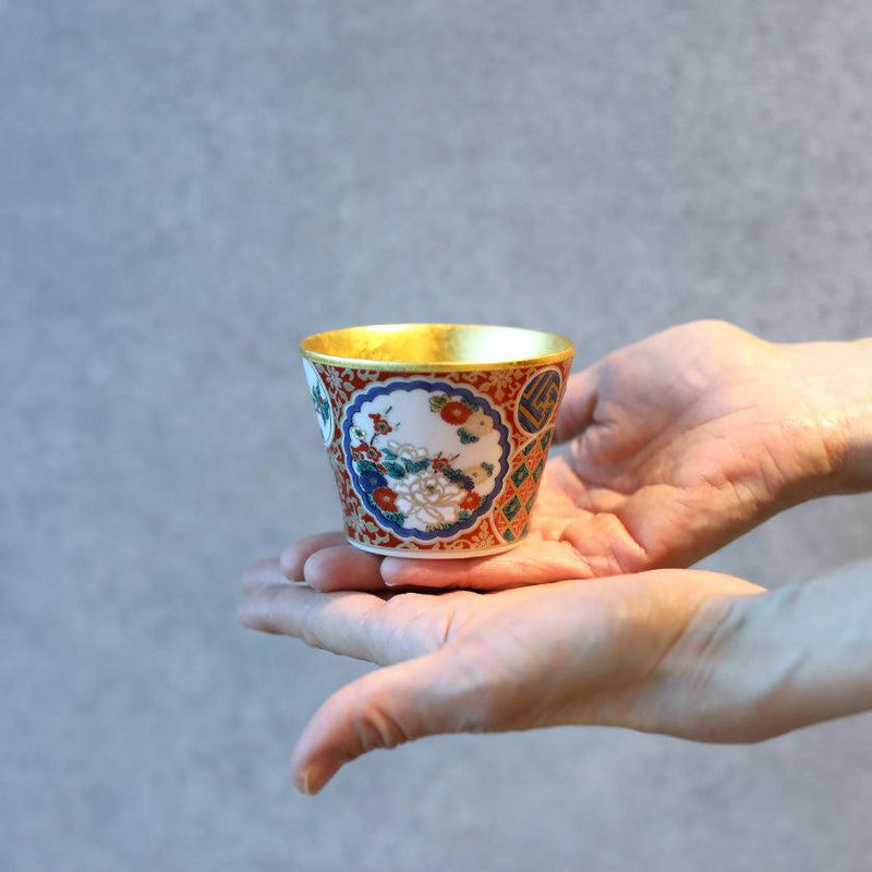 【フリーカップ】九谷焼 庄三フリーカップ | 金沢箔 | 箔一