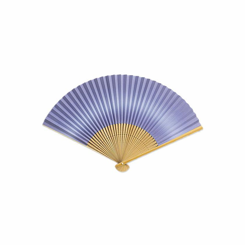 【扇子】彩美 ⻘朽葉 aokuchiha | 金沢箔 | 箔一