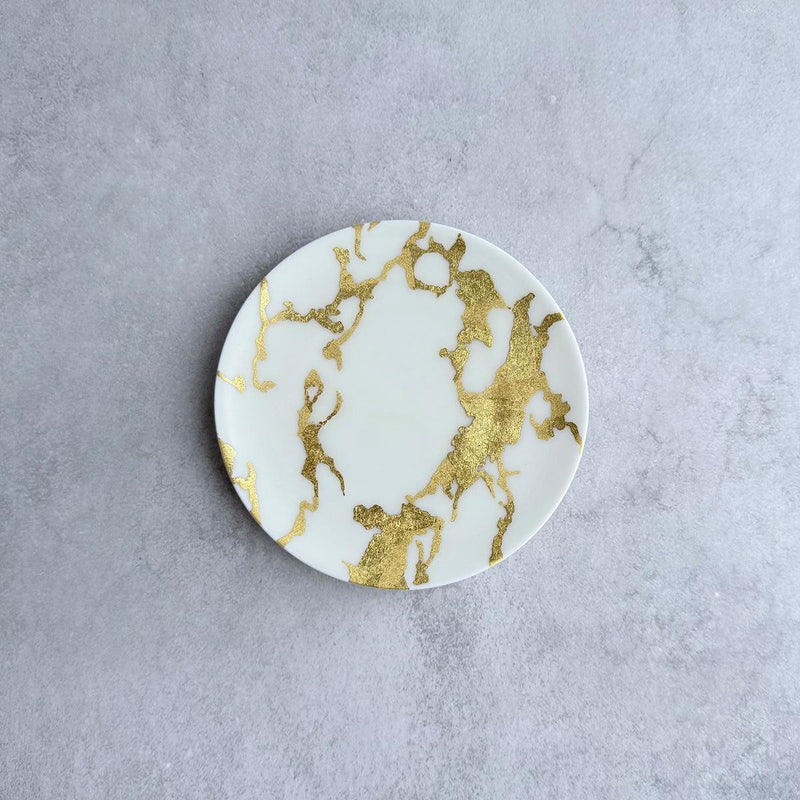 茶器セット｜RS marble ポット カップ&ソーサー | 金沢箔 | 箔一 ｜BECOS