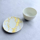 【カップ&ソーサー 金沢箔】RS marble 日本製 伝統工芸 箔一 高級食器