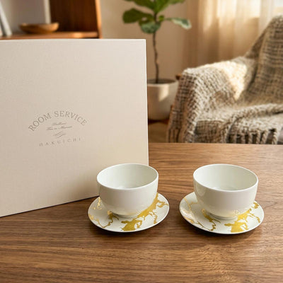 【カップ&ソーサー 金沢箔】RS marble 日本製 伝統工芸 箔一 高級食器