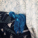 【ストール】天然インディゴ 手染め (絞り) | 藍染 | インディゴ気仙沼