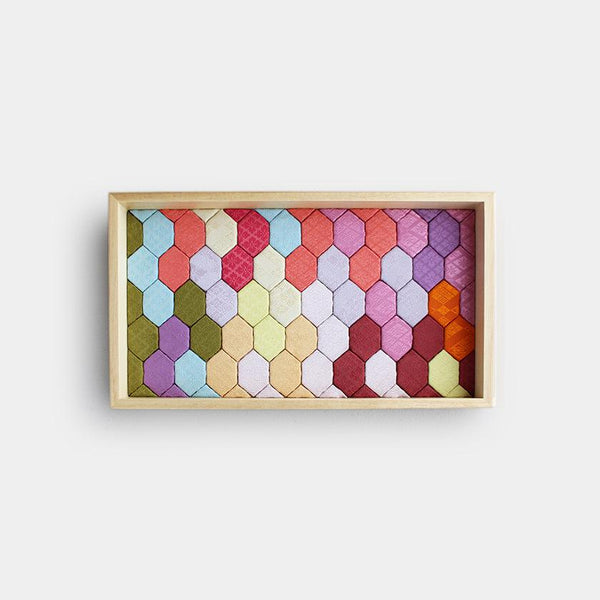 【トレイ】木目込み (ナチュラル) M | 江戸木目込み | 柿沼人形