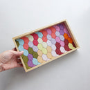 【トレイ】木目込み (ナチュラル) M | 江戸木目込み | 柿沼人形