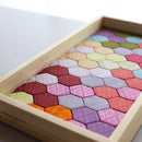 【トレイ】木目込み (ナチュラル) M | 江戸木目込み | 柿沼人形