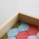 【トレイ】木目込み (ナチュラル) M | 江戸木目込み | 柿沼人形