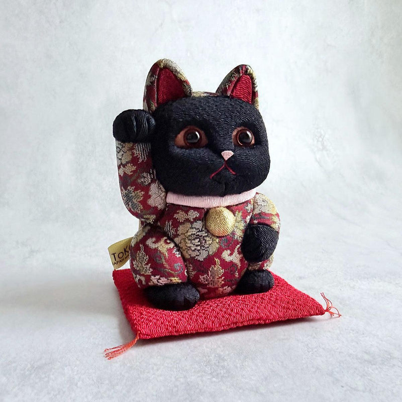 招き猫｜名物裂 S | 江戸木目込み | 柿沼人形 ｜BECOS