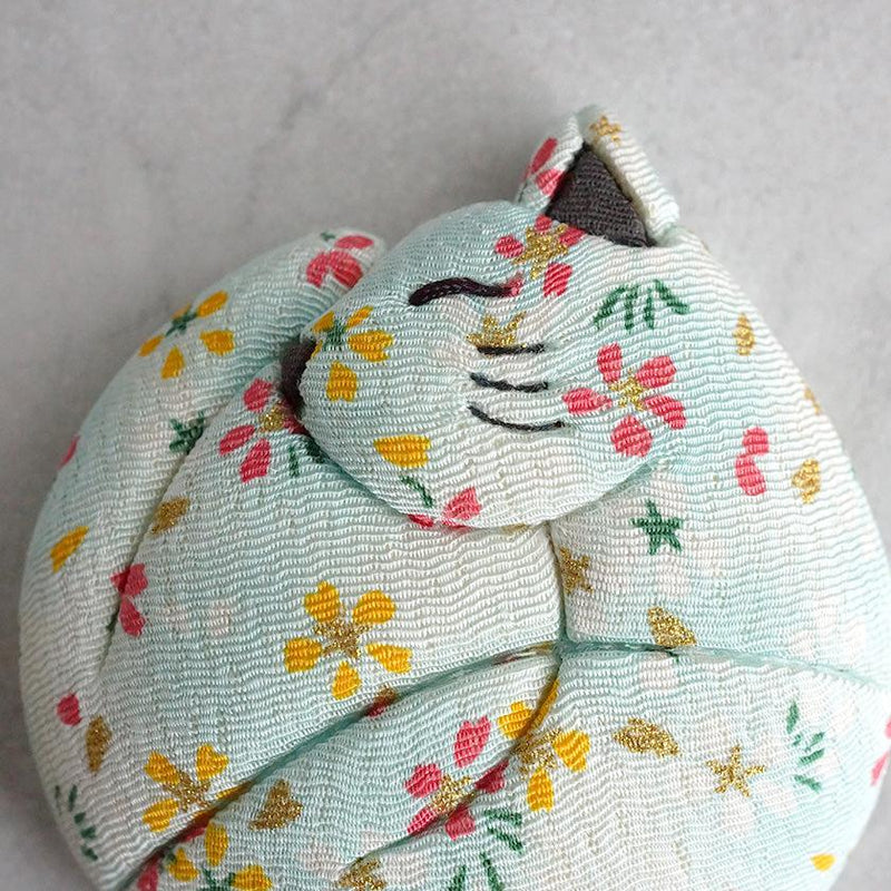 【手鏡】まるねこ | 江戸木目込み | 柿沼人形