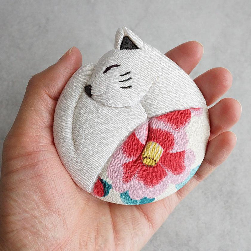 【手鏡】まるねこ | 江戸木目込み | 柿沼人形
