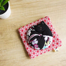 【手鏡】まるねこ | 江戸木目込み | 柿沼人形