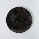 【お皿2点セット】ORI-ZARA (華七宝) ベージュ＆ブラック | 西陣織 | RE:NISTA