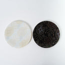 【お皿2点セット】ORI-ZARA (華七宝) ホワイト＆ブラック | 西陣織 | RE:NISTA