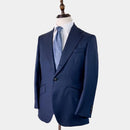 【ネクタイ】爽やかな紅掛空色 オリジナルロゴ | 国産シルク | SHAKUNONE (贈答用の紙袋付き)