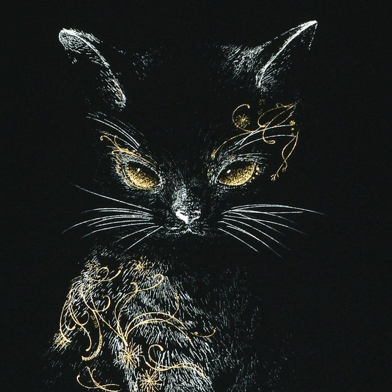 【額装】黒猫美麗 額装 (本金証明書付) | 絵画 | 偕拓堂アート