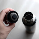 【アンブレラボトル】thermo mug × 土直漆器 うるし波千鳥 (ブラック) | 越前漆器 | 匠市