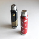 【アンブレラボトル】thermo mug × 土直漆器 うるし波千鳥 (ブラック) | 越前漆器 | 匠市