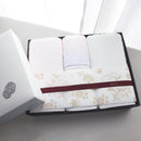 【タオル】「彩-irodori-」バスタオル2枚 & フェイスタオル2枚セット (ピンク・ホワイト) | 今治タオル