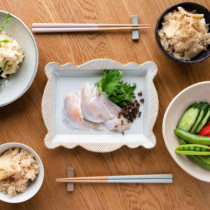 【箸】HASHIKURA SEASON 01 オーク 八角 箸置付 ギフト箱付 (食洗対応) | 若狭塗 | 箸蔵まつかん