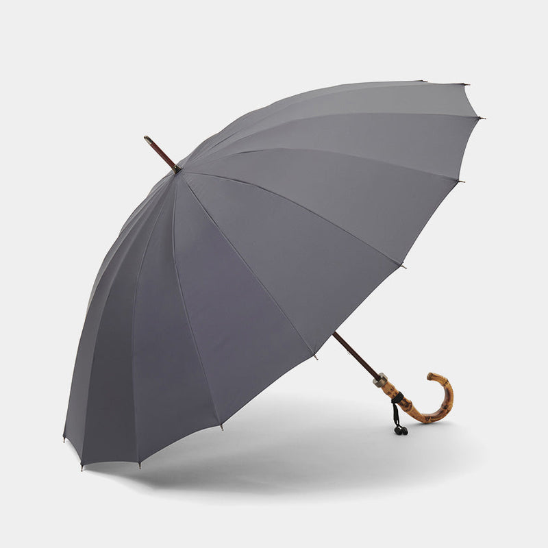 【雨傘】紳士 NEW トラッド 16 ロング カーボン | 東京洋傘 | 宮内庁御用達 前原光榮傘商店