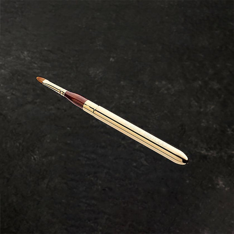 【メイクブラシ】BISYODO (L) ダブルコンシーラーブラシ (丸平 9mm / 丸 8 mm) | 化粧筆 | ウエダ美粧堂