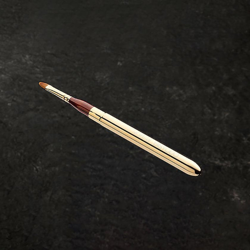 【メイクブラシ】BISYODO (L) ダブルコンシーラーブラシ (丸平 9mm / 丸 8 mm) | 化粧筆 | ウエダ美粧堂