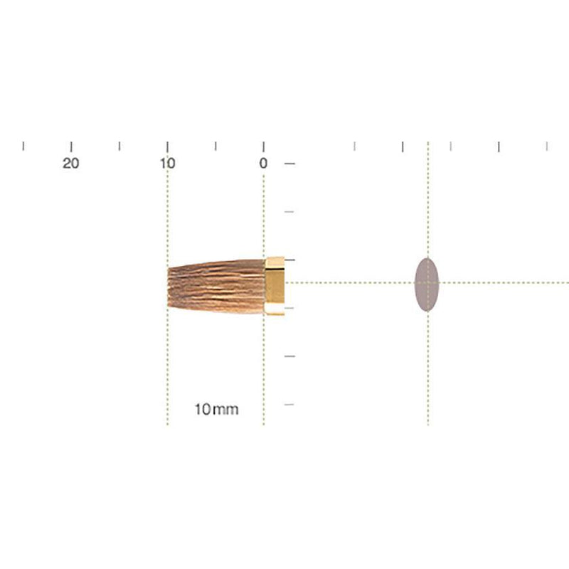 【メイクブラシ】BISYODO (L) リップブラシ (平) 10mm | 化粧筆 | ウエダ美粧堂