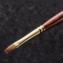 【メイクブラシ】BISYODO (L) キャップ付リップブラシ (平) 10mm | 化粧筆 | ウエダ美粧堂