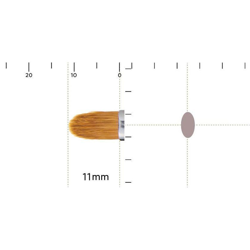 【メイクブラシ】SHIORI キャップ付きコンシーラーブラシ (丸平) | 化粧筆 | ウエダ美粧堂