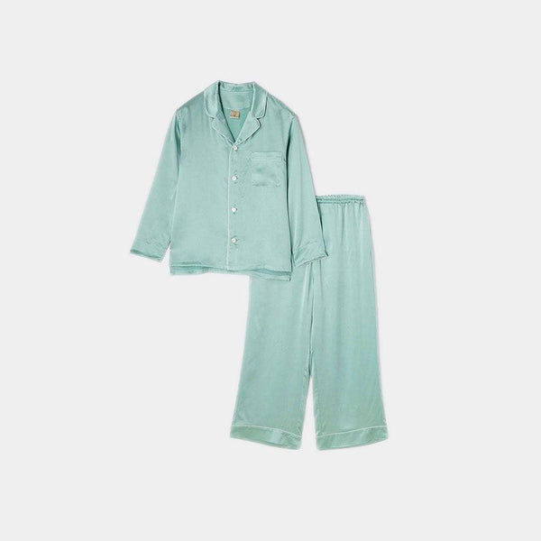 【タグ付き未使用】Foo Tokyo シルクパジャマ ボトムス グリーン Foo Tokyo 公式ストア | 【トップス】シルクパジャマ ミントグリーン