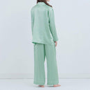 【パジャマ】シルク ミントグリーン セットアップ | Foo Tokyo