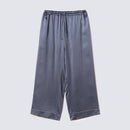 【パジャマ】シルク チャコールグレー セットアップ | Foo Tokyo