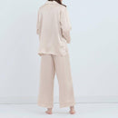 【パジャマ】シルク パールホワイト セットアップ | Foo Tokyo