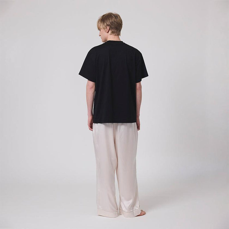 【メンズ】シルクコットンTシャツ