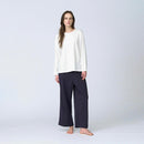 【Tシャツ】ウィメンズ シルクコットンロングスリーブTシャツ | Foo Tokyo