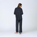 【パジャマ】コットンウールパイル チャコールグレー セットアップ | Foo Tokyo