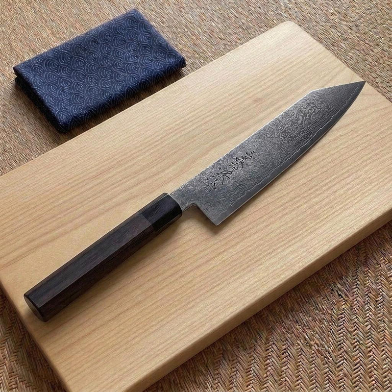 牛刀｜和式銀三ダマスカス 切付牛刀210mm | 堺刃物 | 山脇刃物製作所