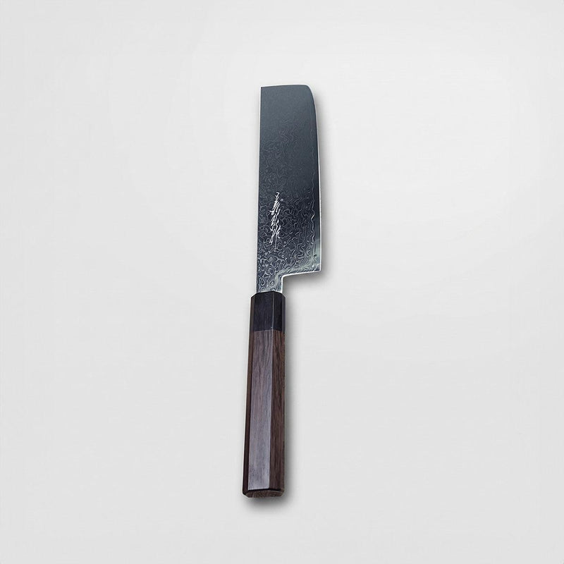 【菜切包丁】和式銀三ダマスカス 180mm | 堺刃物 | 山脇刃物製作所