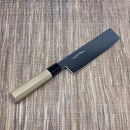 【菜切包丁】和式銀三ダマスカス 180mm | 堺刃物 | 山脇刃物製作所