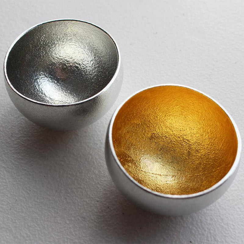 【盃】Kuzushi - Yure - 小 錫・金箔セット | 高岡銅器