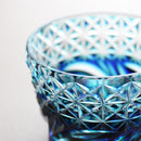 【そば猪口2点セット】二重被せ (緑-瑠璃, 金赤・瑠璃) おちょこ | 薩摩切子 | satuma