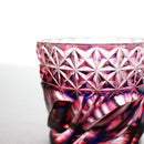 【そば猪口2点セット】二重被せ (緑-瑠璃, 金赤・瑠璃) おちょこ | 薩摩切子 | satuma