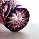 【そば猪口2点セット】二重被せ (緑-瑠璃, 金赤・瑠璃) おちょこ | 薩摩切子 | satuma