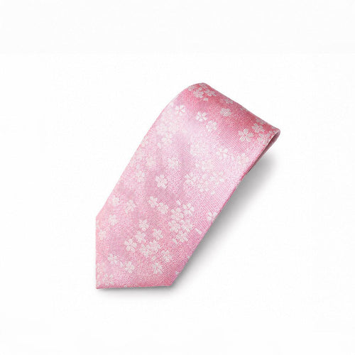 【ネクタイ】桜花 桜色 | 郡内織物 | 富士桜工房