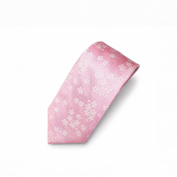 ネクタイ｜桜花 桜色 | 郡内織物 | 富士桜工房 ｜BECOS