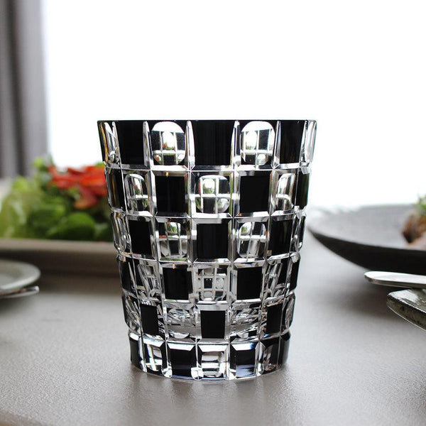 【江戸切子】KUROCO 玉市松 オールド