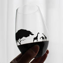 【グラス】夕日を眺める キリン | 丸モ高木陶器