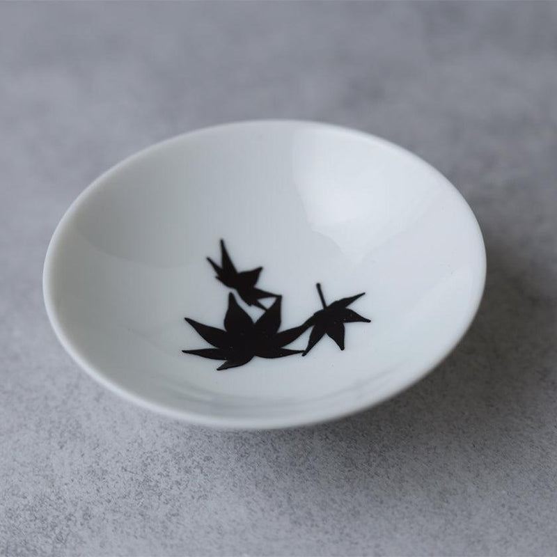【平盃】温感 白 紅葉 | 美濃焼 | 丸モ高木陶器